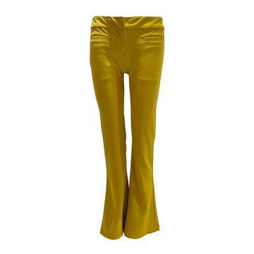 Lizzy芥末黃喇叭長褲