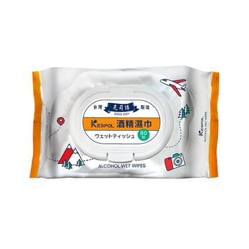 KESPOL 克司博酒精濕巾80抽（掀蓋）
