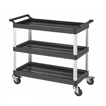 康得倫KTL 三層大型手推工作車 黑色 /台 WH-909H【APP滿額下單10%點數(單一帳號最高5000點)】1/31止