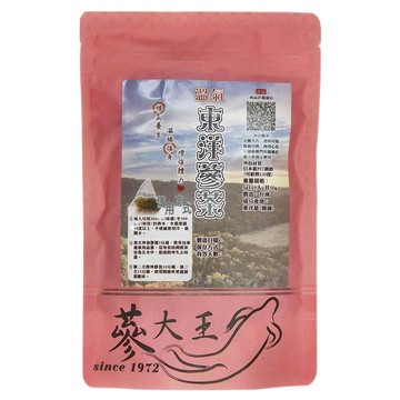 蔘大王 溫氣東洋蔘茶包  5g  10包  1袋