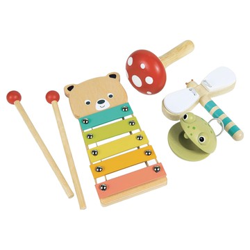 mentari 可愛動物樂器組  1盒  多色