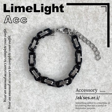 ☆LimeLight☆ 拚色 小香風 方形 飾品 鈦鋼 手鍊 小香 小香手鍊 女生手鍊 男生手鍊 ACC-K5001