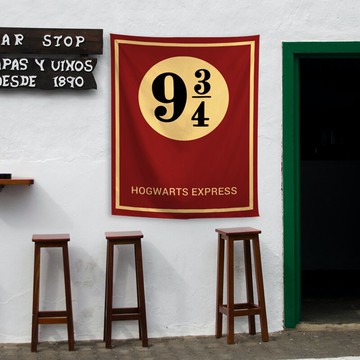 九又四分之三站臺哈利波特周邊裝飾掛布臥室出租屋民宿改造背景布