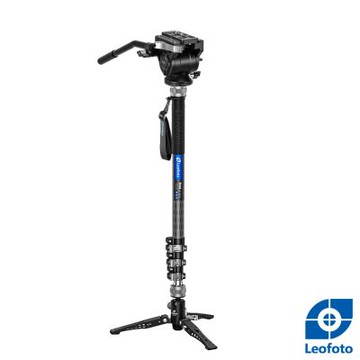 【Leofoto 徠圖】MF-324CL+BV-10L+VD-04板扣碳纖維單腳架+快扣油壓雲台(彩宣總代理)