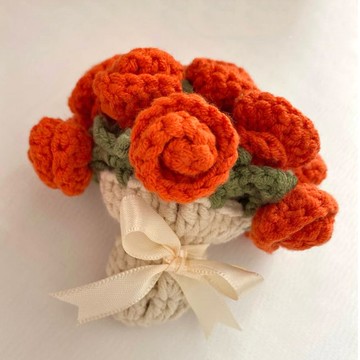 花朵杯墊材料包絲帶款