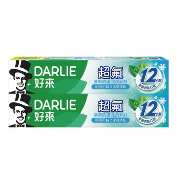DARLIE 超氟清新防護勁涼科技牙膏160gx2(防蛀/口氣清新)