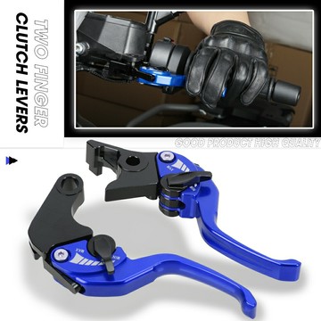 適用雅馬哈YZF R3 R25 MT25 MT03 2015-2024 改裝2指短款剎車拉桿離合手把 煞車桿