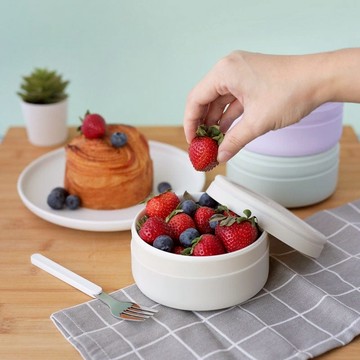 芯動點心碗 簡約黑