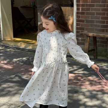 90-130 蝴蝶結下午茶洋裝