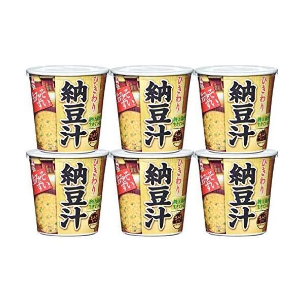 旭松食品 カップ生みそずいひきわり納豆汁 15.5g ×6個