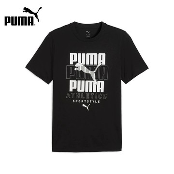 【PUMA】 基本系列Stacked短袖T恤_男性_68803801_歐規｜官方直營
