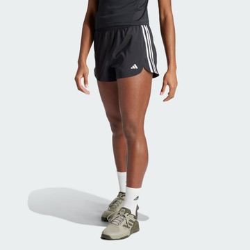 adidas PACER WVN HIGH 黑色 短褲 運動 慢跑 透氣 女 IT7760