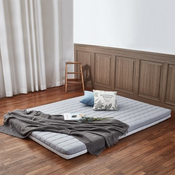 THERIX HOME 睡眠床墊 + 床罩組  單人加大 110 x 200 x 8cm  8cm  灰色