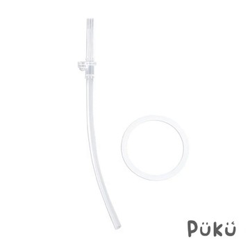 Puku 藍色企鵝 Tritan滑蓋二代替換吸管組(適用P14729.32)【佳兒園婦幼館】