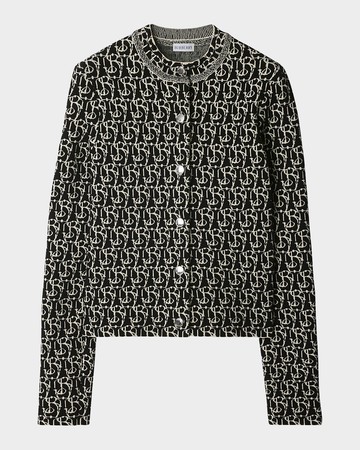 B Shield Wool Cardigan