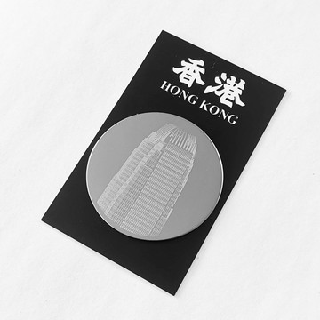 香港國際金融中心 (西薩.佩里) 金屬徽章胸針心口針