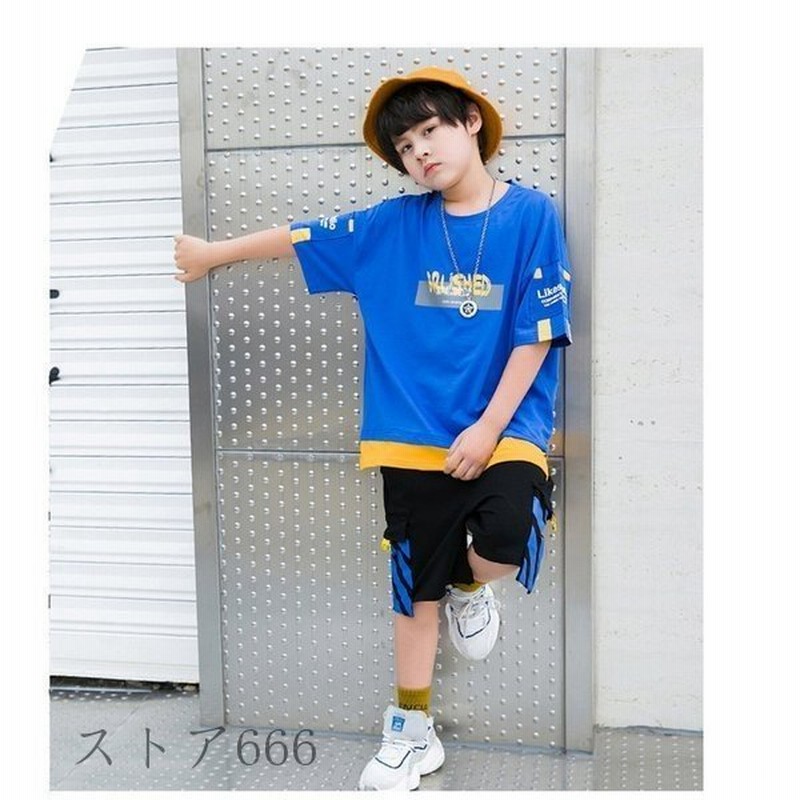 子供服 セットアップ 男の子 夏 半袖tシャツ ショットパンツ カジュアルパンツ キッズ ストリート 2点セット 男児 ヒップポップ かっこいい トレーナー 通販 Lineポイント最大get Lineショッピング