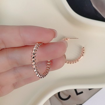 SuperM❤徐睿知同款  C圈耳環 韓劇同款 夏娃的誘惑 雖然是精神病但沒關係 韓劇耳環