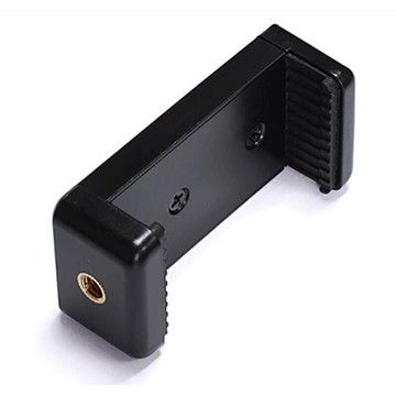 三腳架手機夾錄vlog拍攝三角架轉接夾自拍桿固定架夾子通用直播雙機位夾橫豎手機E型夾子桌面拍攝拍照支架