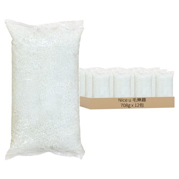 Nice u 毛樂趣 超凝結木薯貓砂 24L  708g  12包  無香