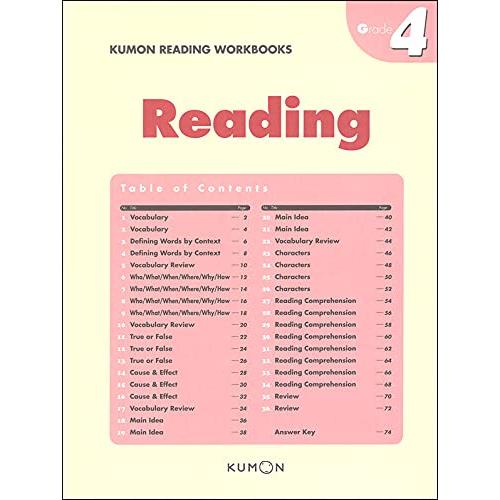 Kumon Grade Reading (Kumon Reading Workbooks)