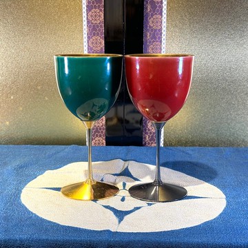 九谷燒KUTANI 高腳杯組