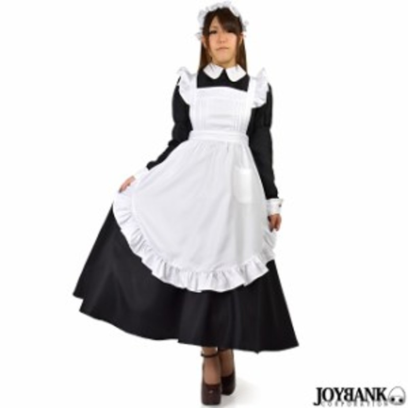 クラシカル ロング メイド服 長袖 正統派 スタンダード メイド コスプレ 衣装 S/M/L 02000155 | LINEショッピング