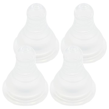 Simba 小獅王辛巴 超柔防脹氣標準圓孔奶嘴 S  0個月以上  4個