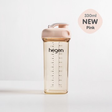 Hegen 金色奇蹟PPSU多功能方圓型寬口水瓶 330ml
