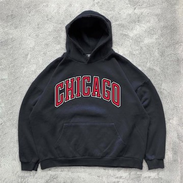 Vintage個性男女同款連帽衛衣