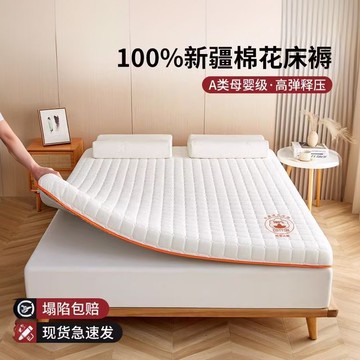 棉花床墊遮蓋物家用軟墊臥室學生單人租房專用榻榻米海綿床褥墊子