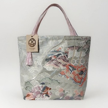 Story Collection #7, 日本正絹和服袋帶手工托特包 獨一無二設計