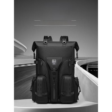 OZUKO戶外運動戰術雙肩包男士背包大容量徒步登山包多口袋旅行包