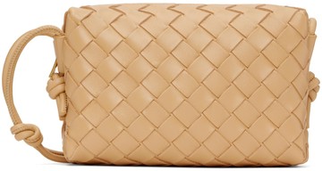 Bottega Veneta 驼色迷你 Loop 相机包