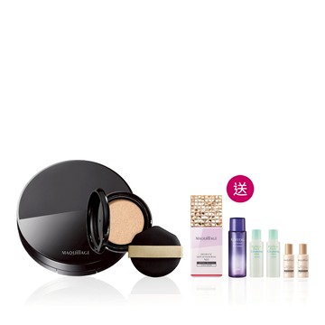 MAQuillAGE 心機彩粧 水蜜光無瑕氣墊x妝前乳完妝組(明亮色) 買2送5
