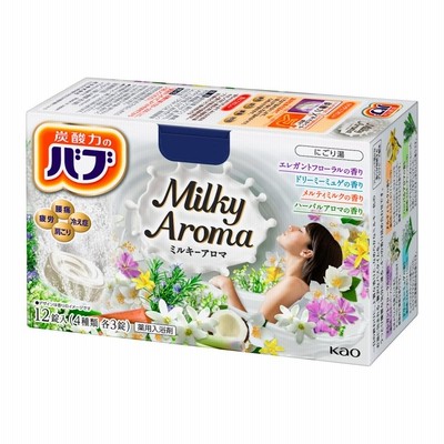 花王　バブ　ミルキーアロマ　１２錠入り 3個セット