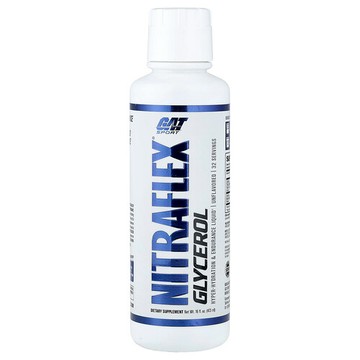 GAT, Nitraflex® 甘油，原味，16 液量盎司（473 毫升）