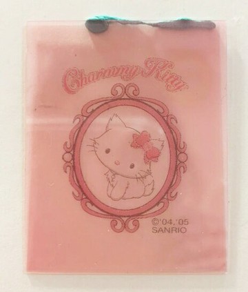 【震撼精品百貨】寵物貓 Charmmy Kitty 三麗鷗 寵物貓手機銀幕貼紙-圓圈#36305 震撼日式精品百貨