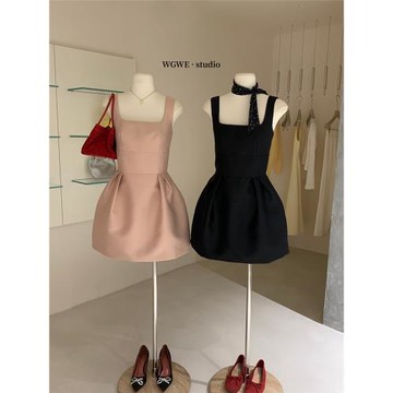 【京都貴女】高級仿絲毛生日聚會公主小禮服連衣裙