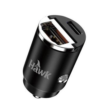 Hawk 45W雙孔PD+QC隱形車充