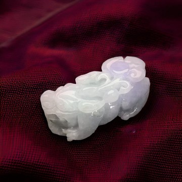 春帶彩翡翠貔貅 | 天然緬甸玉翡翠A貨 | 送禮