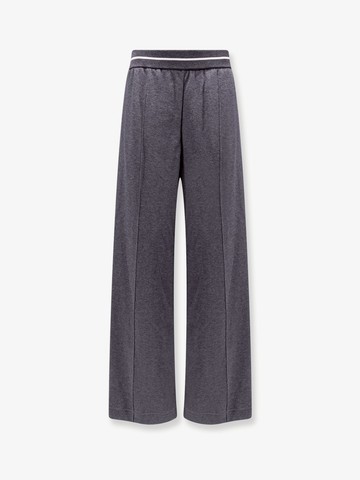 Jogging trouser with wide leg - BRUNELLO CUCINELLI - gender_Woman