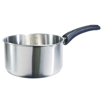 極緻316 雪平鍋 KH-35016-1  16cm  1個  16cm  Silver