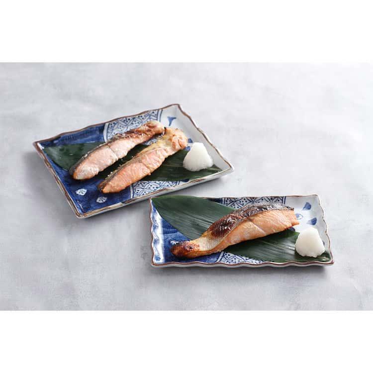 北海道 羅臼産秋鮭の漬魚味比べ 秋鮭粕漬切身80g×2 秋鮭西京味噌漬切身80g×2 秋鮭甘味噌漬切身80g×2 ※離島は配送不可