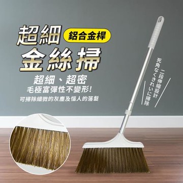 伸縮柄超細金絲掃 畚箕 清潔 掃具 打掃 工具 園藝 落葉 裝飾 活動 掃把 伸縮桿