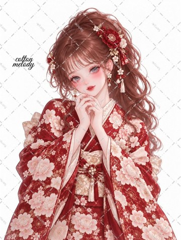 original sticker no.10353 人物貼紙 原創貼紙 人物貼紙 女孩貼紙 原創人物貼紙