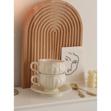 外單 復古中古陶瓷下午茶紅茶杯咖啡杯歐式奢華家用咖啡杯碟早餐