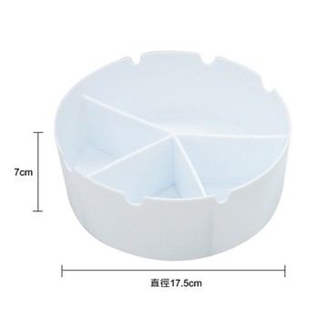 【W.I.P 台灣聯合】新型 四格 筆洗盤 Φ17.5x7cm / 個 NO.NC175