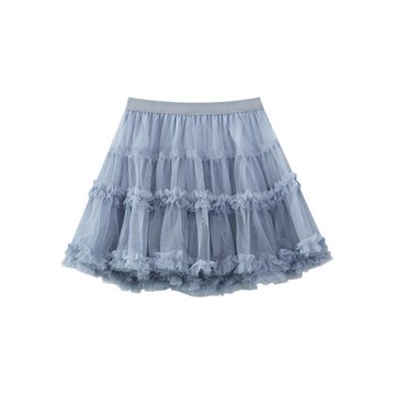 MRDUANZL紗裙蓬蓬公主短裙芭蕾蛋糕裙女半身a字裙防走光內襯裙子