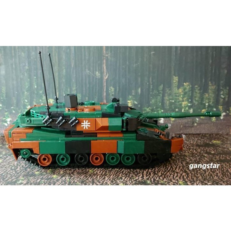 レゴ LEGO ブロック 互換 車 戦車 ドイツ レオパルド２A４/５ 主力戦車